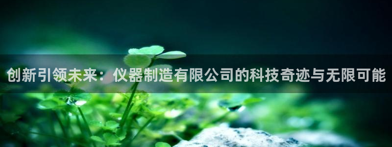 天宏娱乐晨叔：创新引领未来：仪器制造有限公司的科技奇迹与无限