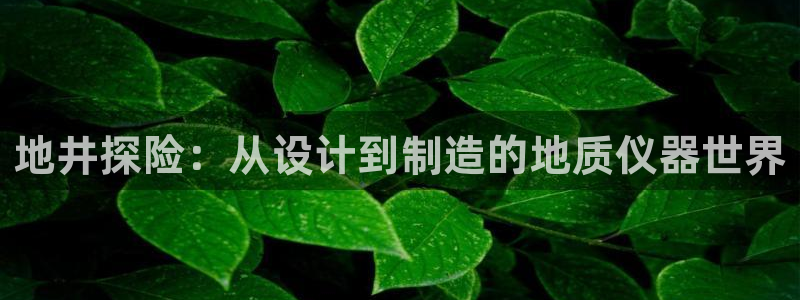 河源市天宏娱乐：地井探险：从设计到制造的地质仪器世界