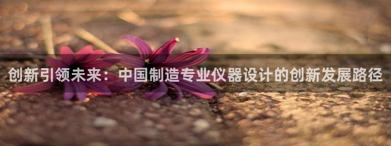 天宏娱乐招商部电话：创新引领未来：中国制造专业仪器设计的创新